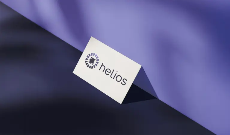 Visitenkarte Helios Querformat