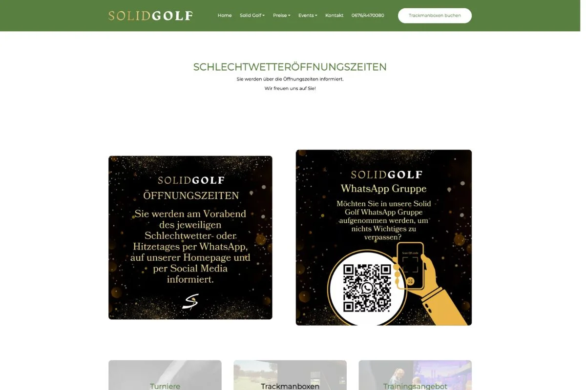 Solid Golf vorher